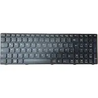 T-ProTek DE Schwarz Tastatur Keyboard mit schwarz Rahmen Version 2 kompatibel für IBM Lenovo Ideapad V570