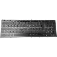 T-ProTek DEUTSCHE - Tastatur mit Beleuchtung LED , Trackpoint kompatibel für HP ZBook 15 G3 (T7V44.99EA)