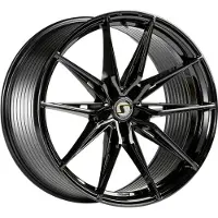 Schmidt Felge TwentyOne 9.5Jx20 ET 34 5x114,3 Diamant Schwarz E09520TFXF+34LQLBG kompatibel mit Ferrari 488