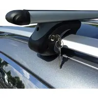 VDP Alu Relingträger L120 kompatibel mit für Dacia Sandero Stepway ab 09 bis abschliessbar
