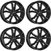 Dezent 4 TV black Felgen 7.5Jx18 5x114.3 für KIA Carens Ceed Niro Pro Ceed Proceed Soul Sportage Venga