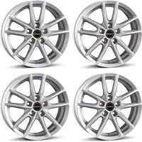 BORBET 4 Felgen W 7.0x17 ET45 5x108 SIL für Land Rover Discovery Freelander Range 5x108 SIL für Land Rover Discovery Freelander Range