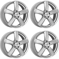 Dezent 4 TU silver Felgen 6.5Jx17 5x100 für Seat Arona Ibiza Leon Toledo