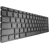 T-ProTek DEUTSCHE - Tastatur Schwarz,Ohne Rahmen,Beleuchtung kompatibel für HP Pavilion 14-ab035TX M4Y47PA