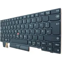 T-ProTek DEUTSCHE-Tastatur Rahmen,Beleuchtung,Trackpoint für Lenovo ThinkPad X395 20NL001HGB