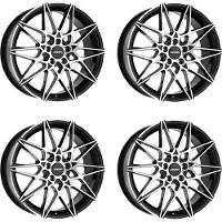 CARMANI 4 Felgen 18 Knut 9.0x19 ET44 5x112 SWFP für Audi A3 A6 Q2 Q3 TT