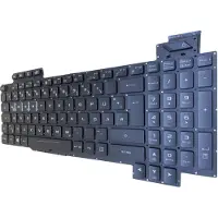 T-ProTek DEUTSCHE-Tastatur Keyboard mit Beleuchtung kompatibel für ASUS ROG Strix GL503VD-FY126T