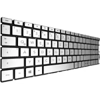 T-ProTek DEUTSCHE - Silber Tastatur Keyboard Beleuchtung kompatibel für HP 250 G8