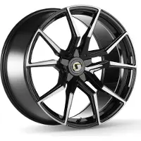 Schmidt Felge Drago 11.5Jx21 ET 44 5x114,3 Diamant Schwarz E11521ZKXX+44LQLBQ kompatibel mit Ferrari 488