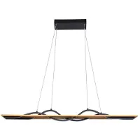 ITALUX LED-Pendelleuchte 35W CONATO PND-23848-30W-BK-GD