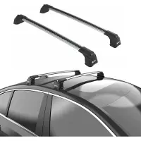 TURTLE DACHTRÄGER AIR-3 , Silber BMW 1-SERIES E87 2004 - 2011 (Kleinwagen)