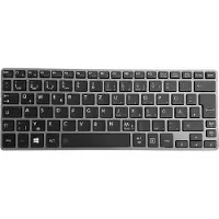 T-ProTek DEUTSCHE-Tastatur Silber Rahmen Beleuchtung,Trackpoint für Toshiba Portege Z30-B-12F