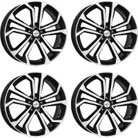 Dezent 4 TA dark Felgen 7.0Jx17 5x114.3 für Nissan Almera Tino Juke Leaf Primera Pulsar Qashqai Townstar X-Trail