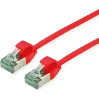 Roline RM U/FTP DataCenter Patchkabel Cat.6A (Class EA), slim, rot, 0,15 m