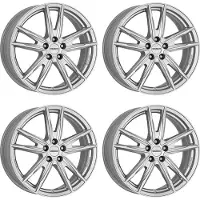 Dezent 4 KF silver Felgen 6.0Jx16 5x100 für Volkswagen Fox Polo T-Cross Taigo