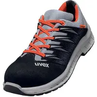 Uvex Sicherheitshalbschuh 2 trend 6909 S2 FO SR W12 Gr. 47 schwarz/grau/rot