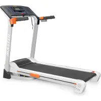 Master Laufband MAS-F20, 2 PS Motorleistung, 120 kg max. Belastung, 173x75x133 cm, weiß, klappbar