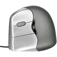 Evoluent VM4L, Linkshändig, Optisch, USB Typ-A, Schwarz