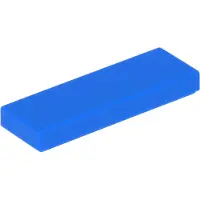 LEGO 1x3 Fliesen 63864 - 50 Stück Blau