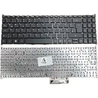 T-ProTek DEUTSCHE-Tastatur Schwarz Ohne Rahmen kompatibel für Acer Aspire 3 A315-54K-5116
