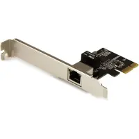 StarTech.com .com 1 Port PCI Express Gigabit Ethernet Netzwerkkarte - Intel I210 NIC, Eingebaut, Kabelgebunden, PCI Express, Ethernet, 2000 Mbit/s, Schwarz, Metallisch