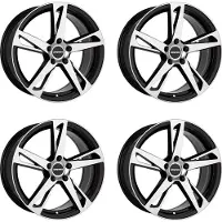 CARMANI 4 Felgen 16 Anton 6.5x16 ET50 5x112 SWFP für Ford Galaxy