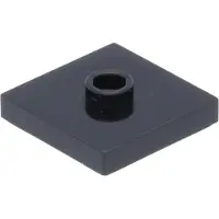 LEGO 50x Jumperplate 1x2, Schwarz
