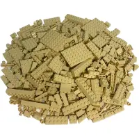 LEGO 250 gemischte beigefarbene Steine