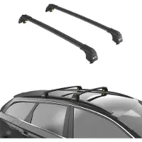 TURTLE DACHTRÄGER AIR-2 , Schwarz FIAT PANDA CROSS 2011 - 2024 (Kleinwagen)