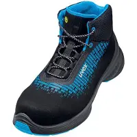 Uvex 1 G2 Sicherheitsschuh Stiefel S2, blau/schwarz blau/schwarz 39