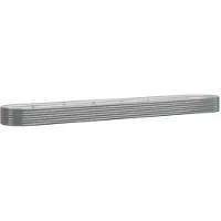 Syfax Hochbeet Verzinkter Stahl 544x100x36 cm Grau