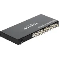 DeLOCK 93253, SDI, 8x SDI, BNC, Metall, 1080i, 1080p, 480i, 720p, 100-240 V