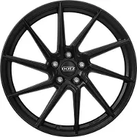 DOTZ 4 Felgen Spa black 7.5Jx17 5x100 für Toyota Avensis GR 86 GT86 Prius Urban Cruiser Verso Yaris