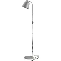 Rabalux 3096 Stehlampe Malia, E27, grau, Industriell, 135cm
