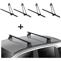 VDP 4x Fahrradträger ORION + Dachträger EVO Stahl kompatibel mit DS 3 3 Türer 2010-2019