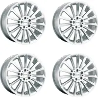 CARMANI 4 Felgen 17 Fritz 8.5x20 ET35 5x112 WSSILB für Skoda Enyaq Karoq Kodiaq Octavia Superb
