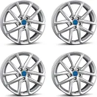 BORBET 4 Felgen N 8.0x18 ET41 5x112 SIL für Skoda Enyaq Karoq Kodiaq Octavia Superb Yeti 5x112 SIL für Skoda Enyaq Karoq Kodiaq Octavia