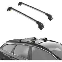TURTLE DACHTRÄGER AIR-2 , Silber OPEL CROSSLAND ALL 2020 - 2024 (SUV)