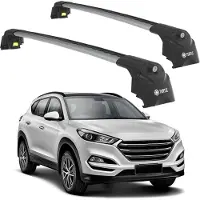 TURTLE DACHTRÄGER AIR-2 , Silber HYUNDAI TUCSON TL 2016 - 2021 (SUV)