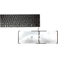 T-ProTek DE - Tastatur Keyboard mit Beleuchtung ohne Rahmen kompatibel für Acer Aspire V5-531P
