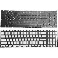 T-ProTek DEUTSCHE-Tastatur Keyboard Schwarz kompatibel für MSI GP75 Leopard 9SD-622