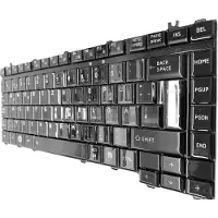 T-ProTek DE - Schwarz Glänzend Tastatur Keyboard kompatibel für Toshiba Satellite M205, M210