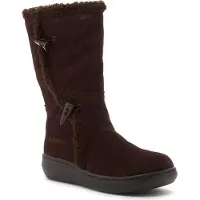 Rocket dog - Damen Winterstiefel "Slope", Wildleder FS6571 (41 EU) (Schokoladenbraun)