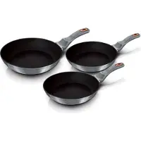 Berlinger Haus BH/6169F, Frittierset, Grau, Aluminium, Ergonomisch, Soft Touch, Gas, Halogen, Induktion, 20 cm