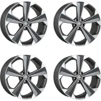Oxigin 4 Felgen 22 OXRS 8.5x19 ET43 5x114.3 TITANP für Infiniti Q50 Q60