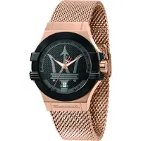 Maserati Potenza Herrenuhr - Roségold & Schwarz