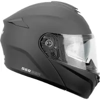 Cgm Modular Helm 568A BER MONO Matt-Schwarz größe XS