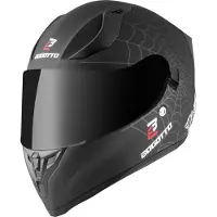 Bogotto H128 Grim Evo Schwarz Weiß Integralhelm Größe L