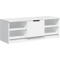 Syfax TV-Schrank Weiß 102x35,5x36,5 cm Holzwerkstoff