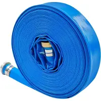 StarTech.com Layflat Flachschlauch - Ablaufschlauch für Wasserpumpe - Länge 30,48 m (100 ft) - Betriebsdruck 90 PSI - PVC + Polyester - Temperatur -5 bis 65°C - Blau